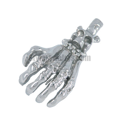 Stainless Steeljewelry pendant skull open hand pendant SWP0019 - Click Image to Close
